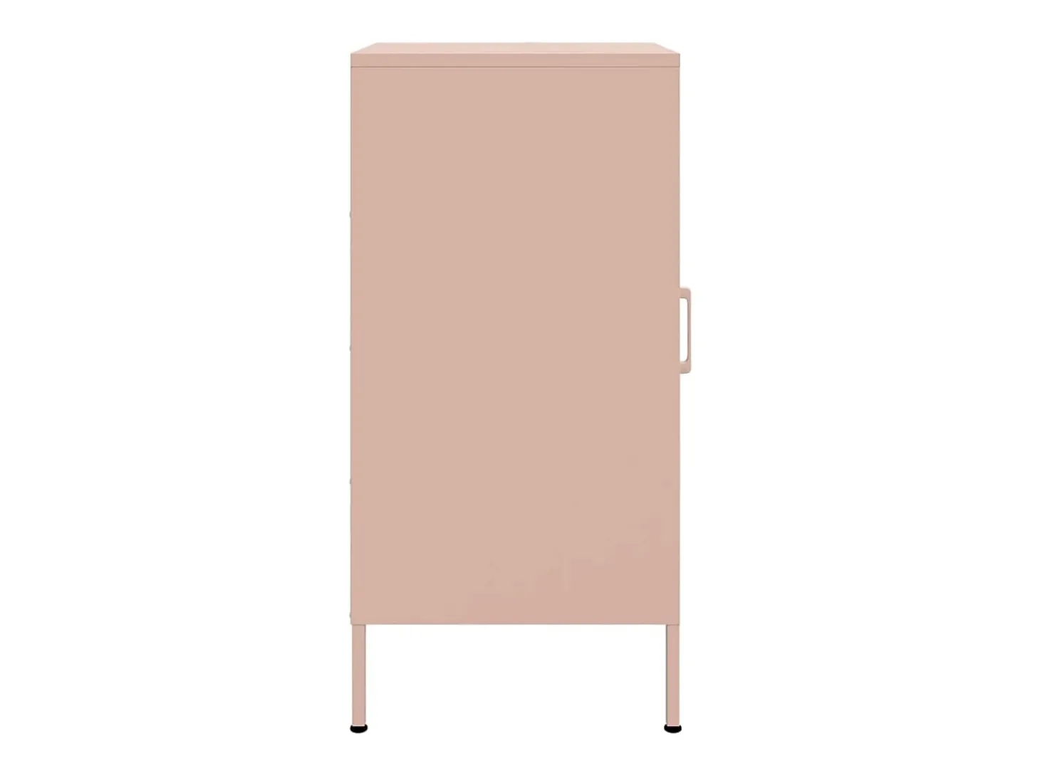 Aparador acero rosa 36x39x79 cm