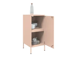 Aparador acero rosa 36x39x79 cm