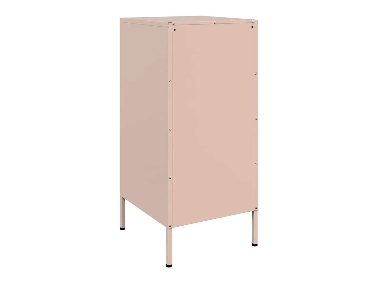 Aparador acero rosa 36x39x79 cm