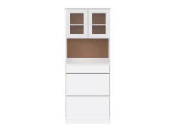 Aparador alto ALTA madera maciza de pino blanco 77x35x188 cm ES39509