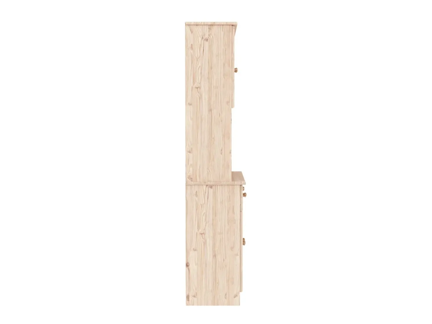 Aparador alto ALTA madera maciza de pino 77x35x165 cm ES38753