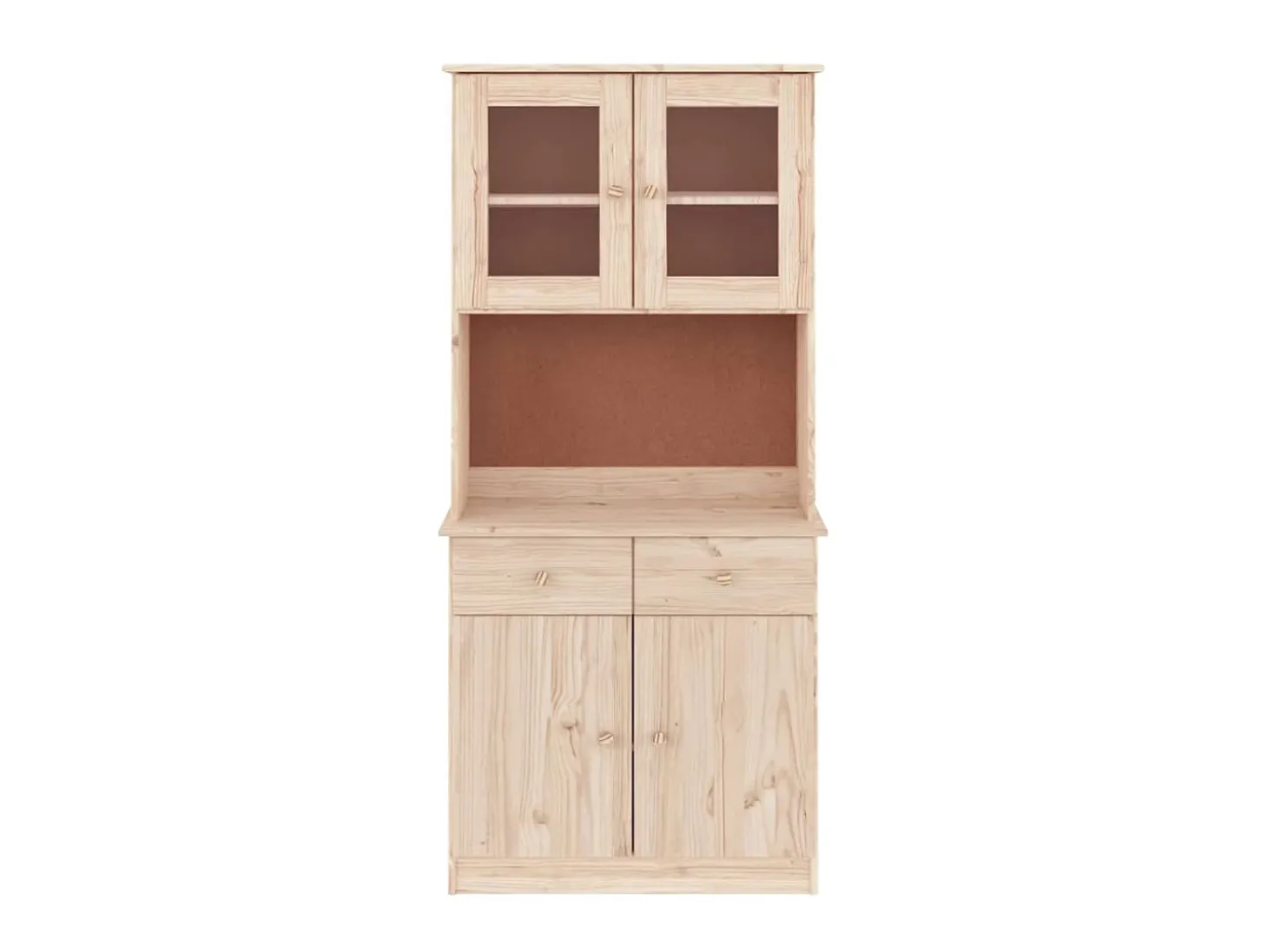 Aparador alto ALTA madera maciza de pino 77x35x165 cm ES38753