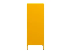 Aparador alto amarillo mostaza 35x39x103,5 cm acero