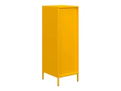 Aparador alto amarillo mostaza 35x39x103,5 cm acero