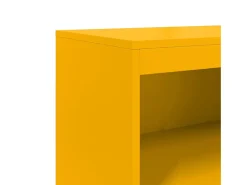 Aparador alto amarillo mostaza 68,5x38,5x123,5 cm acero