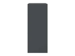 Aparador alto antracita 67x39x95 cm acero