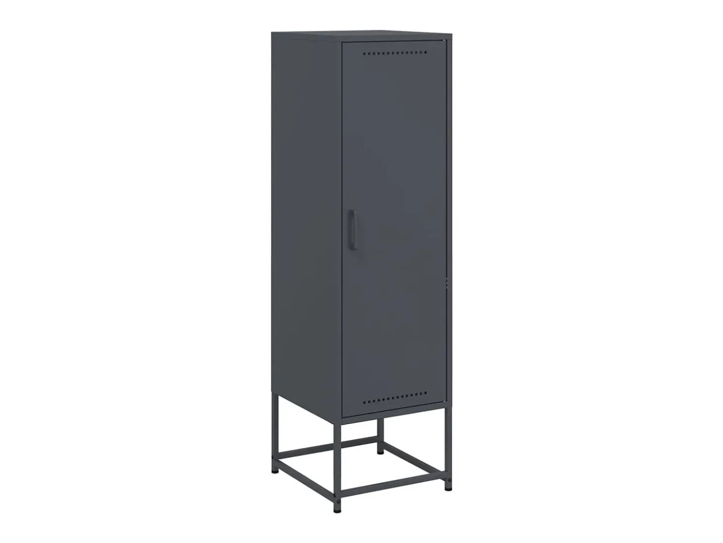 Aparador alto antracita 36x39x123 cm acero