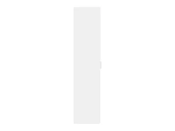 Aparador alto blanco 45x42,5x185 cm madera contrachapada