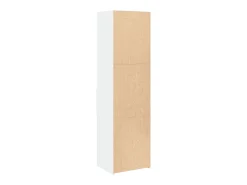 Aparador alto blanco 50x42,5x185 cm madera contrachapada
