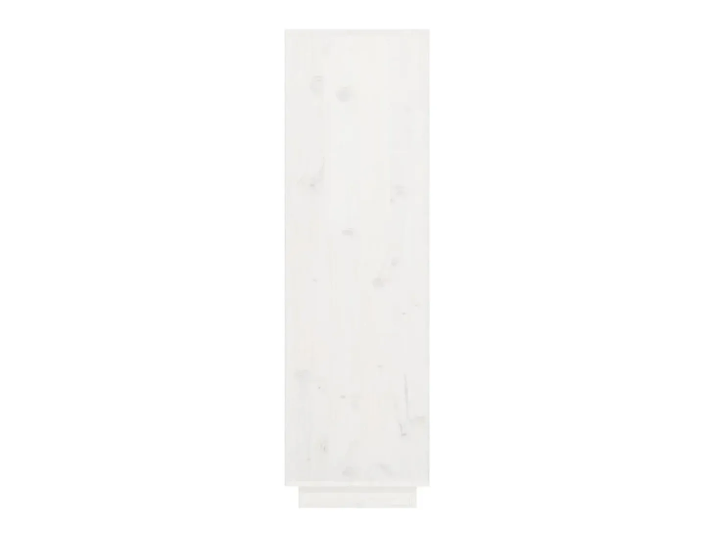Aparador alto Blanco 38x35x117 cm Madera maciza de pino