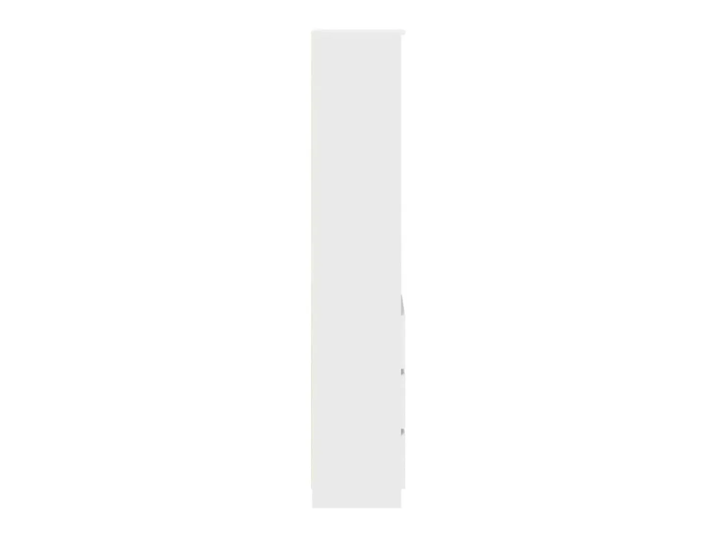 Aparador alto blanco 37,5x35x180 cm madera de ingeniería