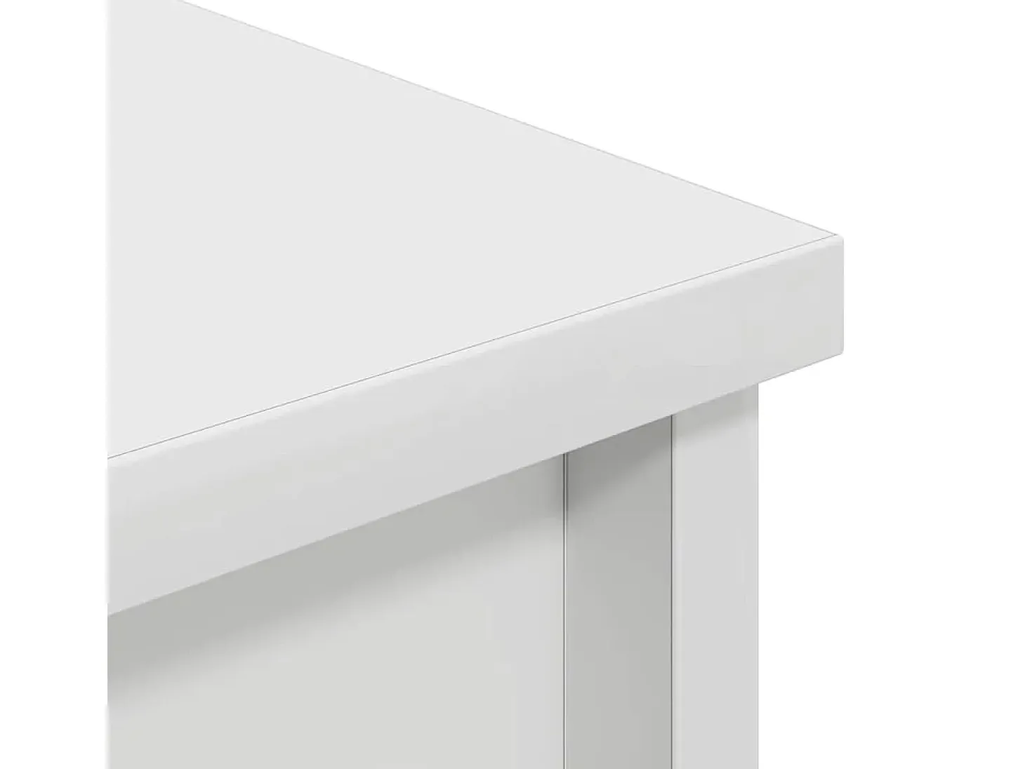 Aparador alto blanco 37,5x35x180 cm madera de ingeniería