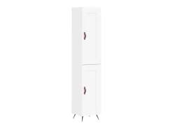 Aparador alto blanco 34,5x34x180 cm Madera contrachapada