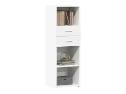 Aparador alto blanco 40x42,5x124 cm madera contrachapada