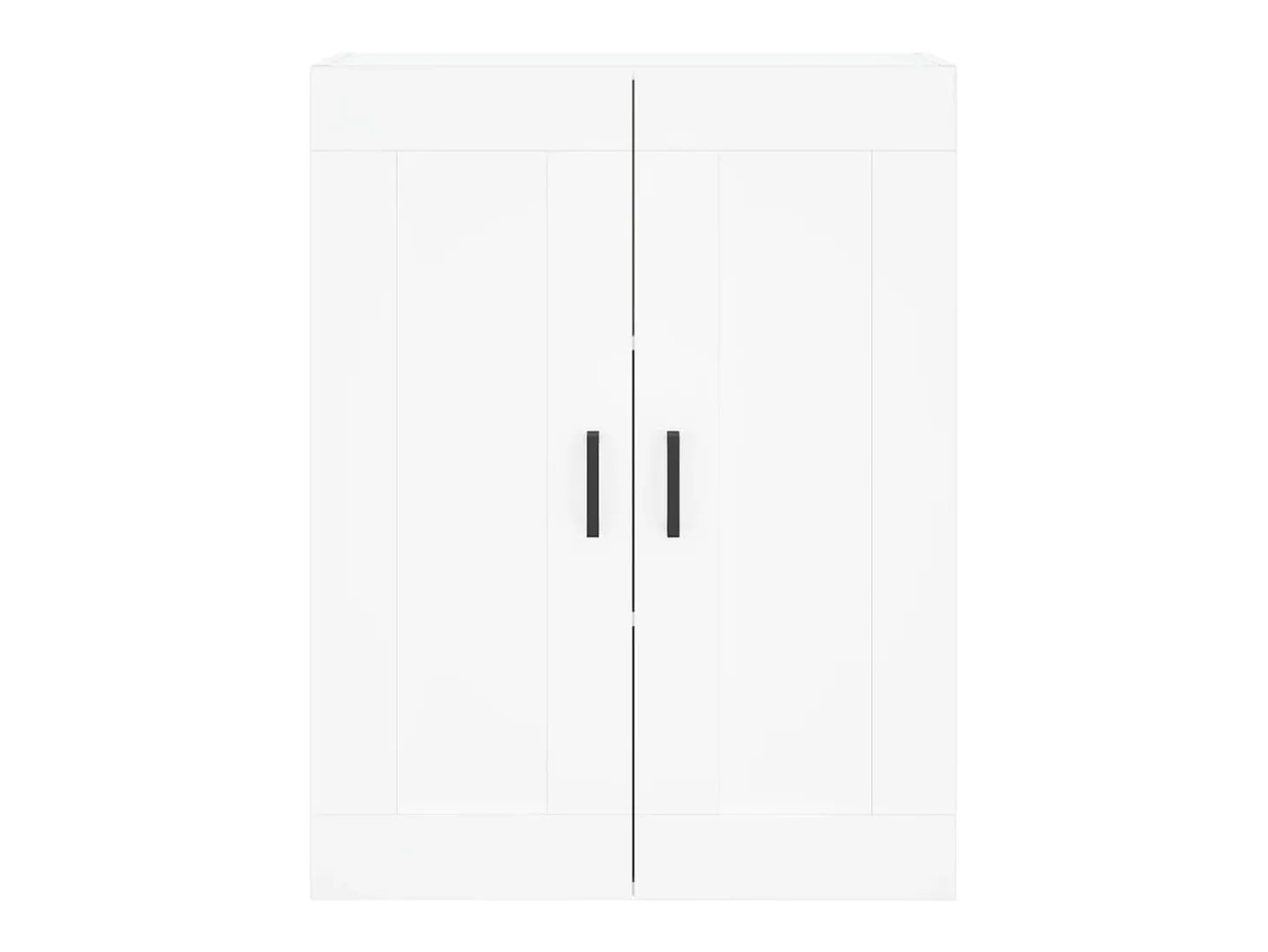 Aparador alto blanco 69,5x34x180 cm Madera contrachapada