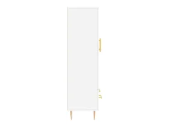 Aparador alto blanco 69,5x31x115 cm madera contrachapada