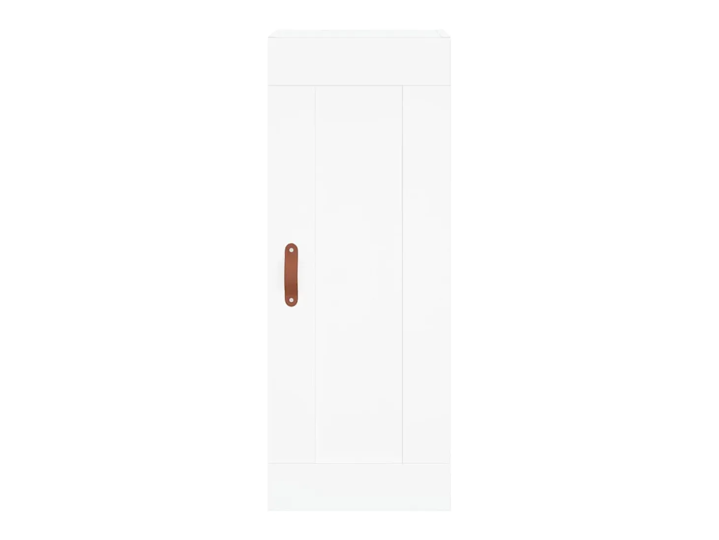 Aparador alto blanco 34,5x34x180 cm Madera contrachapada