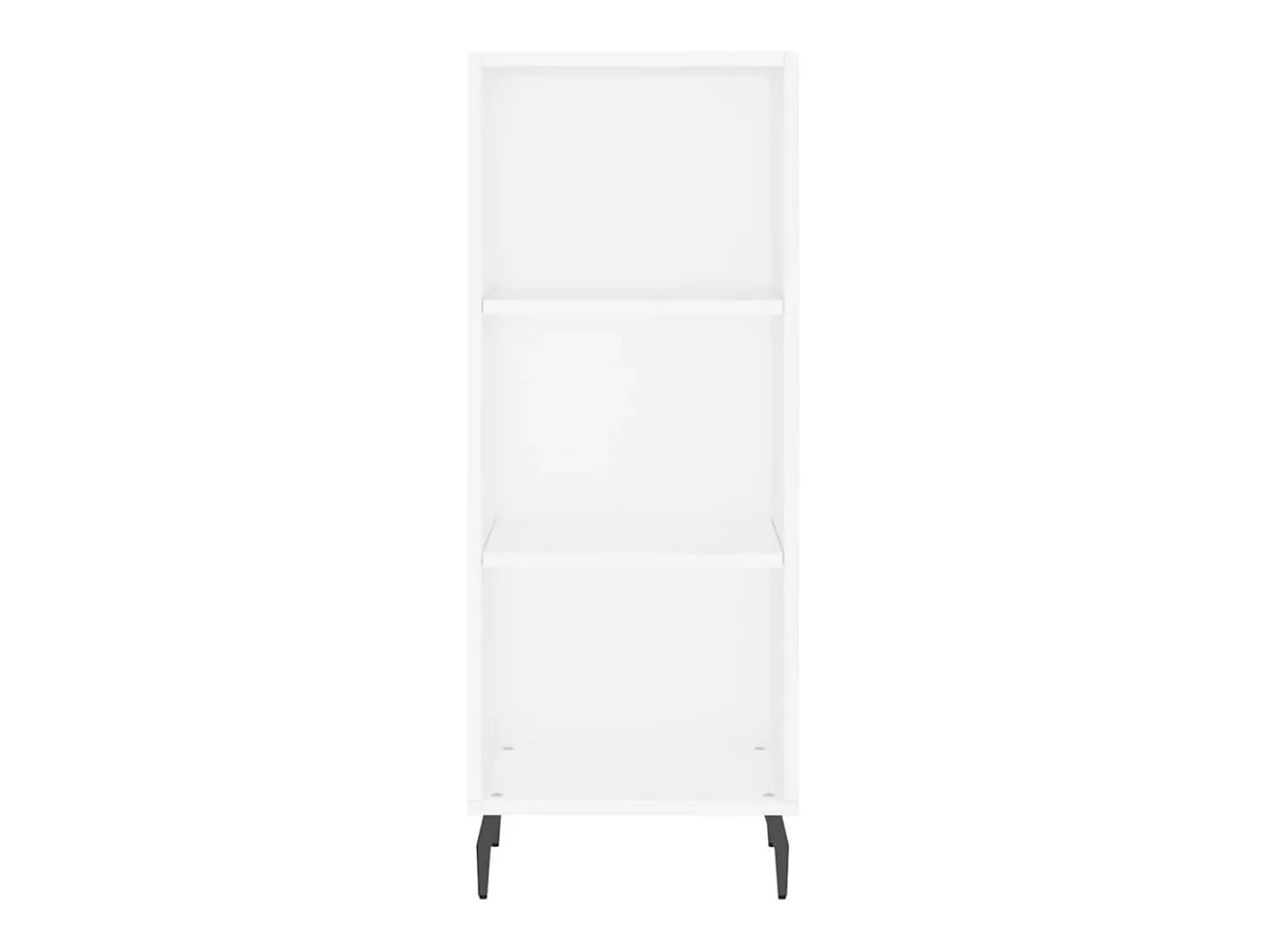 Aparador alto blanco 34,5x34x180 cm Madera contrachapada