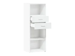 Aparador alto blanco 45x42,5x124 cm madera contrachapada