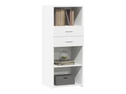Aparador alto blanco 50x42,5x124 cm madera contrachapada