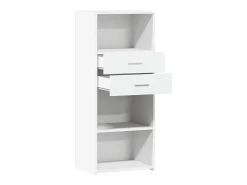 Aparador alto blanco 50x42,5x124 cm madera contrachapada