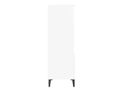 Aparador alto blanco 40x36x110 cm Madera contrachapada