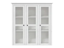 Aparador alto BODO madera maciza pino blanco 115,5x43x200,5 cm