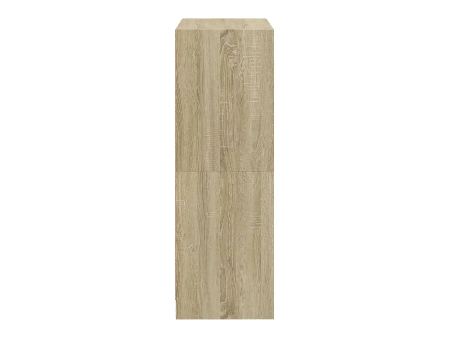 Aparador alto con puertas madera roble Sonoma 68x37x109 cm