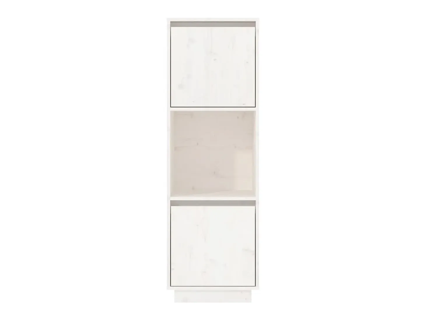 Aparador alto de madera maciza de pino banco 38x35x117 cm ES64233