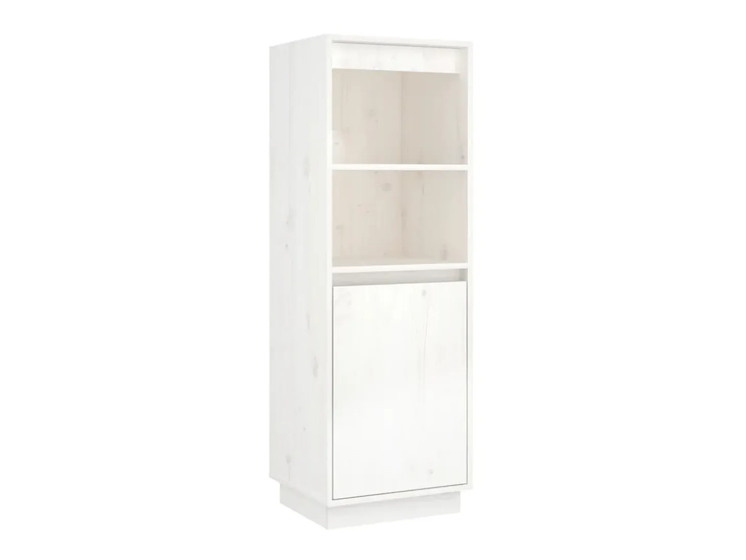 Aparador alto de madera maciza de pino banco 37x34x110 cm ES96758
