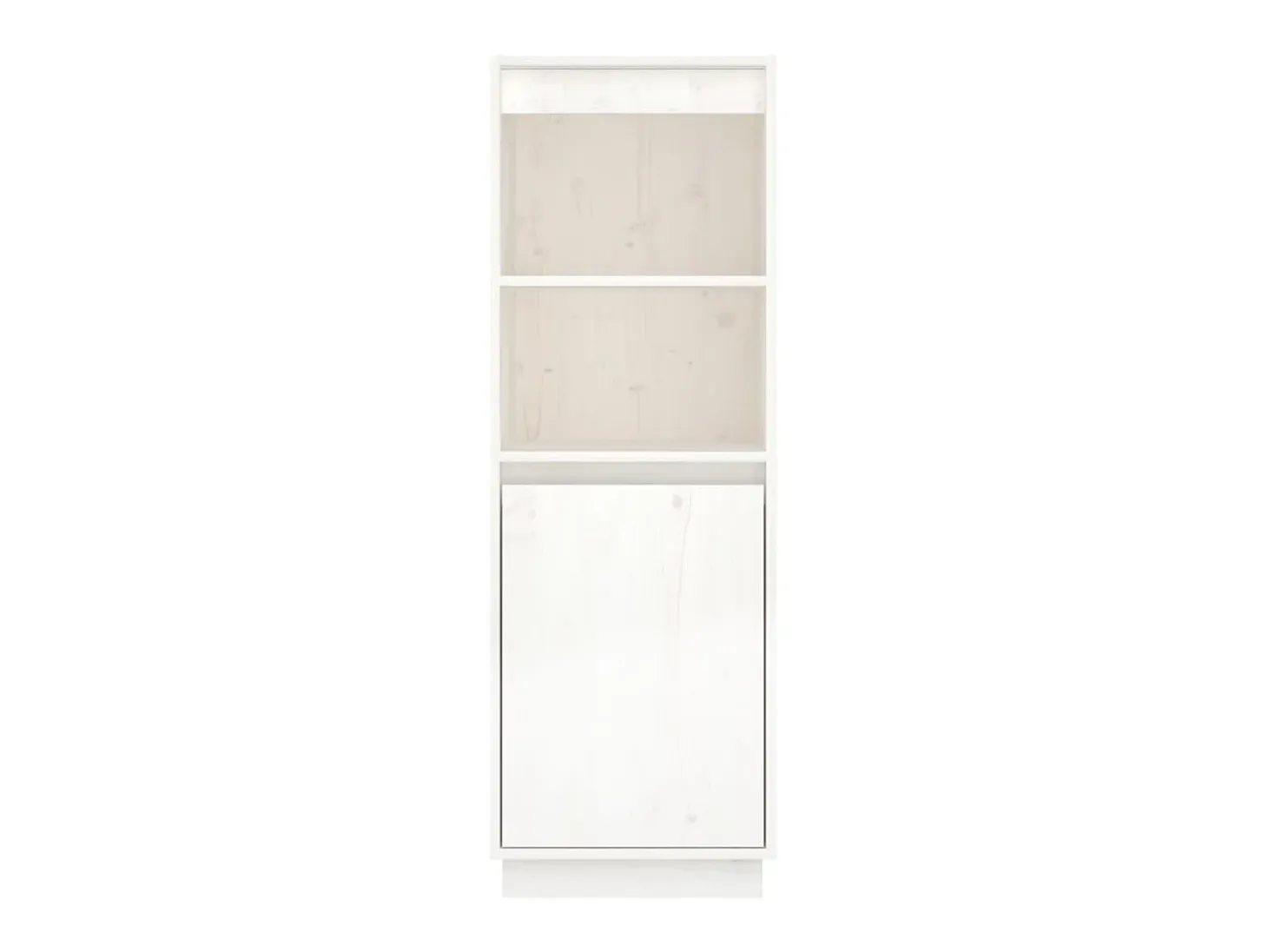 Aparador alto de madera maciza de pino banco 37x34x110 cm ES96758