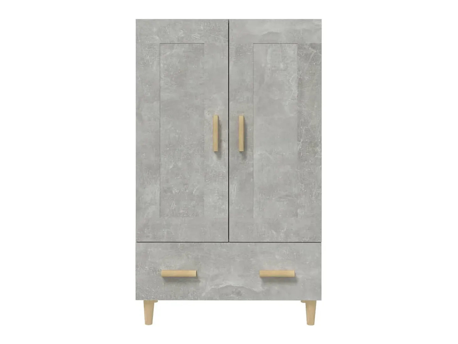 Aparador alto Gris hormigón 70x31x115 cm Madera de ingeniería