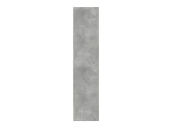 Aparador alto gris hormigón 50x41x185 cm madera de ingeniería