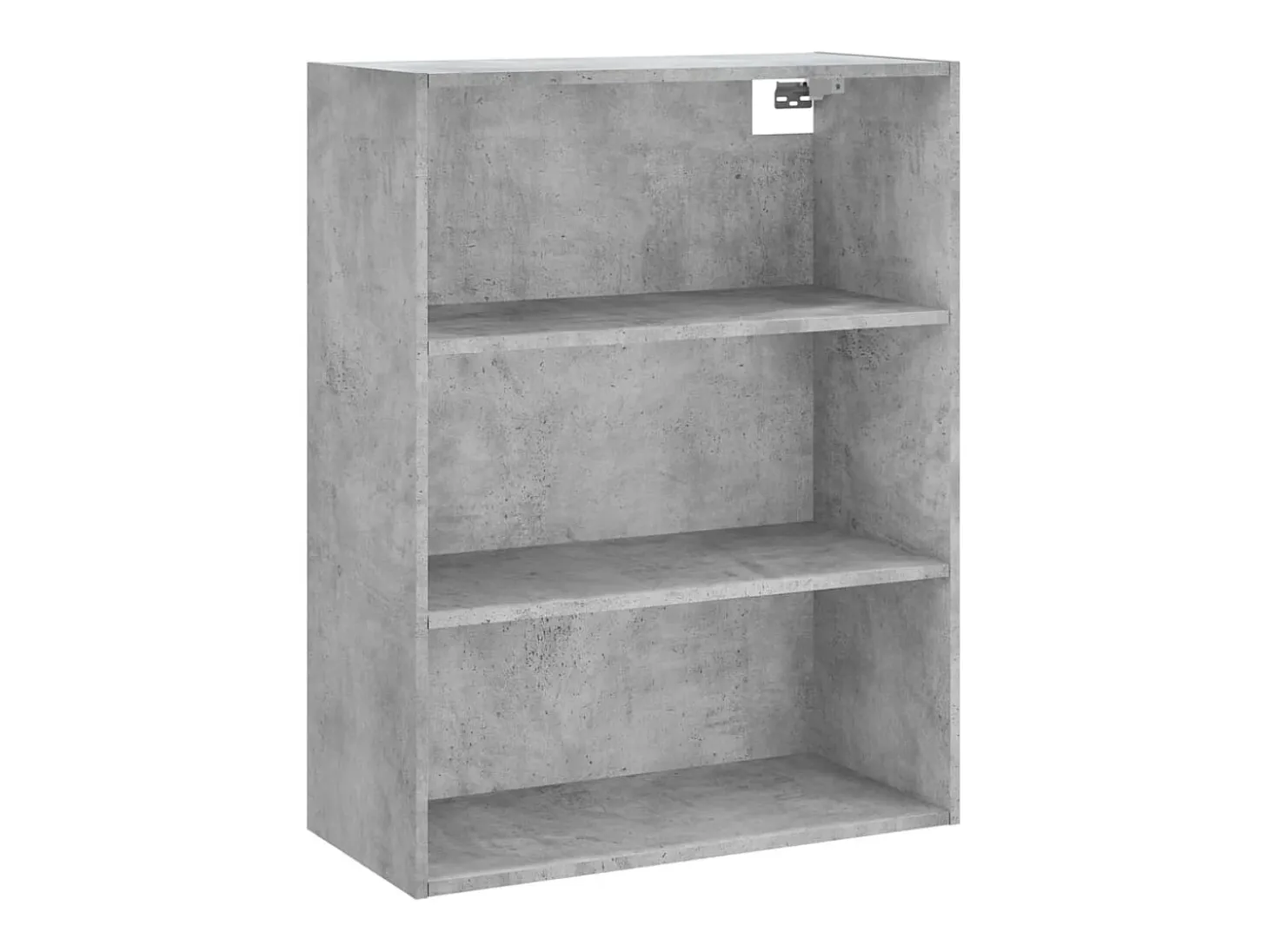 Aparador alto Gris hormigón 69,5x34x180 cm Madera de ingeniería