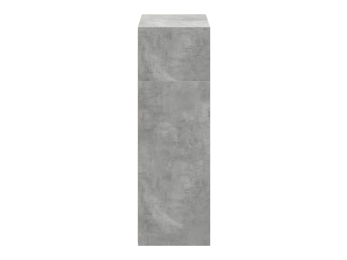 Aparador alto gris hormigón 70x41x124 cm madera de ingeniería