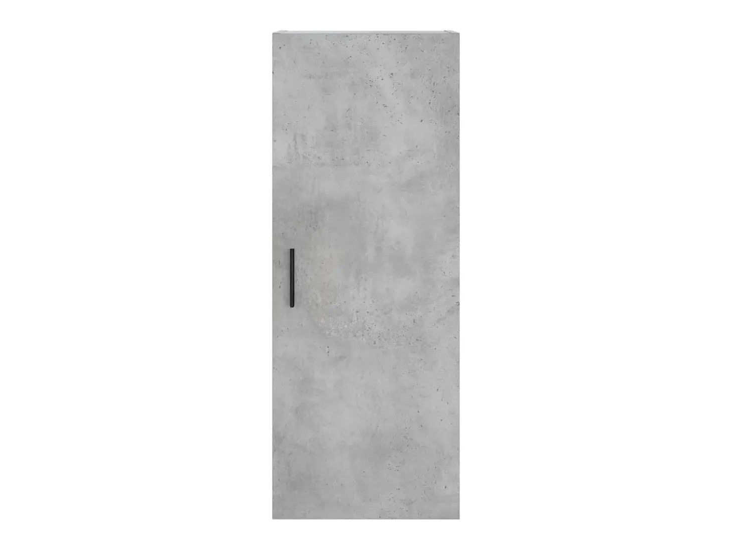 Aparador alto Gris hormigón 34,5x34x180 cm Madera de ingeniería