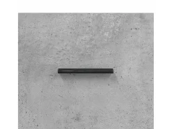 Aparador alto Gris hormigón 34,5x34x180 cm Madera de ingeniería