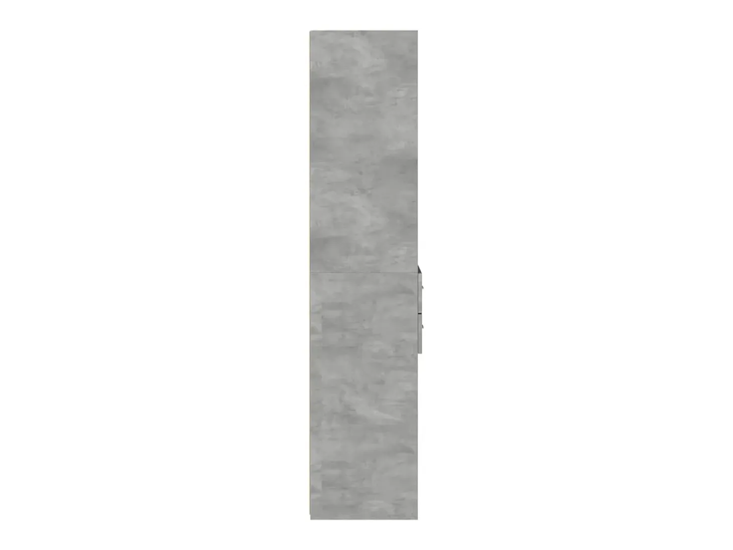 Aparador alto gris hormigón 45x42,5x185 cm madera de ingeniería