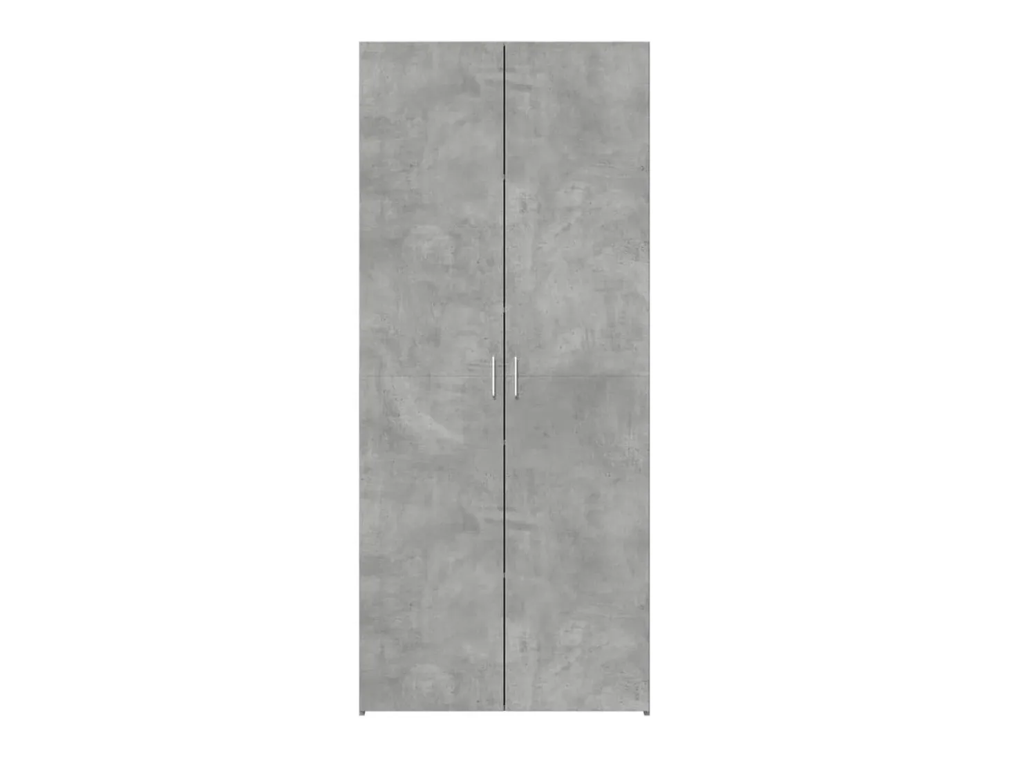 Aparador alto gris hormigón 80x42,5x185 cm madera de ingeniería