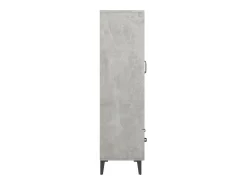 Aparador alto Gris hormigón 70x31x115 cm Madera de ingeniería