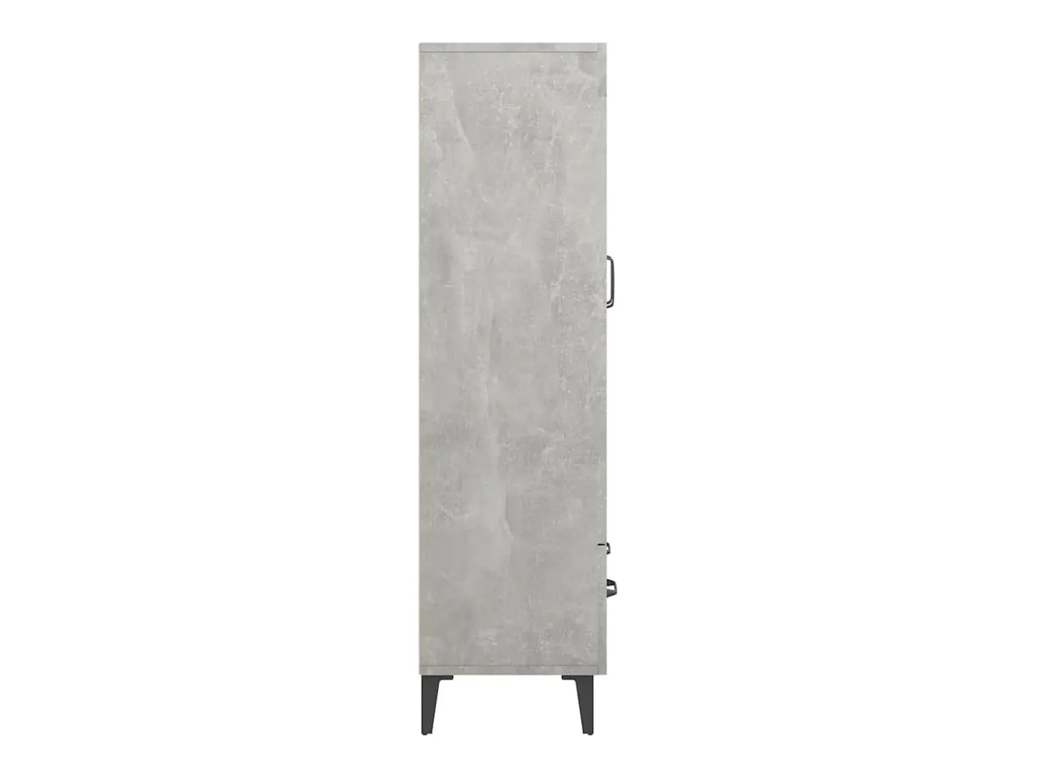 Aparador alto Gris hormigón 70x31x115 cm Madera de ingeniería