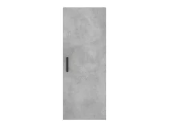Aparador alto Gris hormigón 34,5x34x180 cm Madera de ingeniería