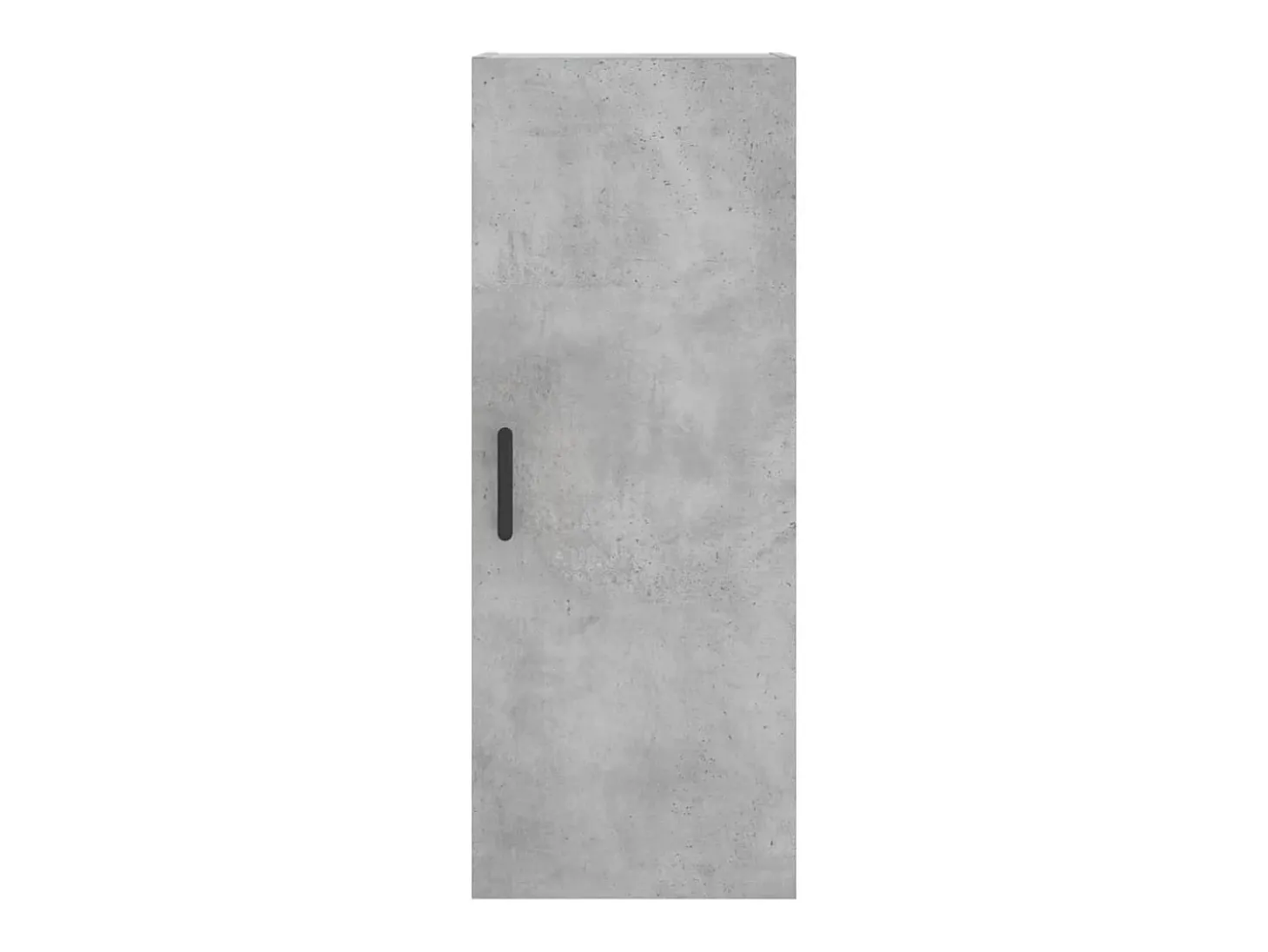 Aparador alto Gris hormigón 34,5x34x180 cm Madera de ingeniería