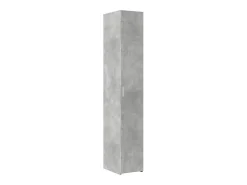 Aparador alto gris hormigón 30x42,5x185 cm madera de ingeniería