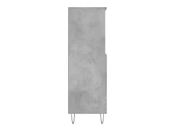 Aparador alto Gris hormigón 60x36x110 cm Madera de ingeniería