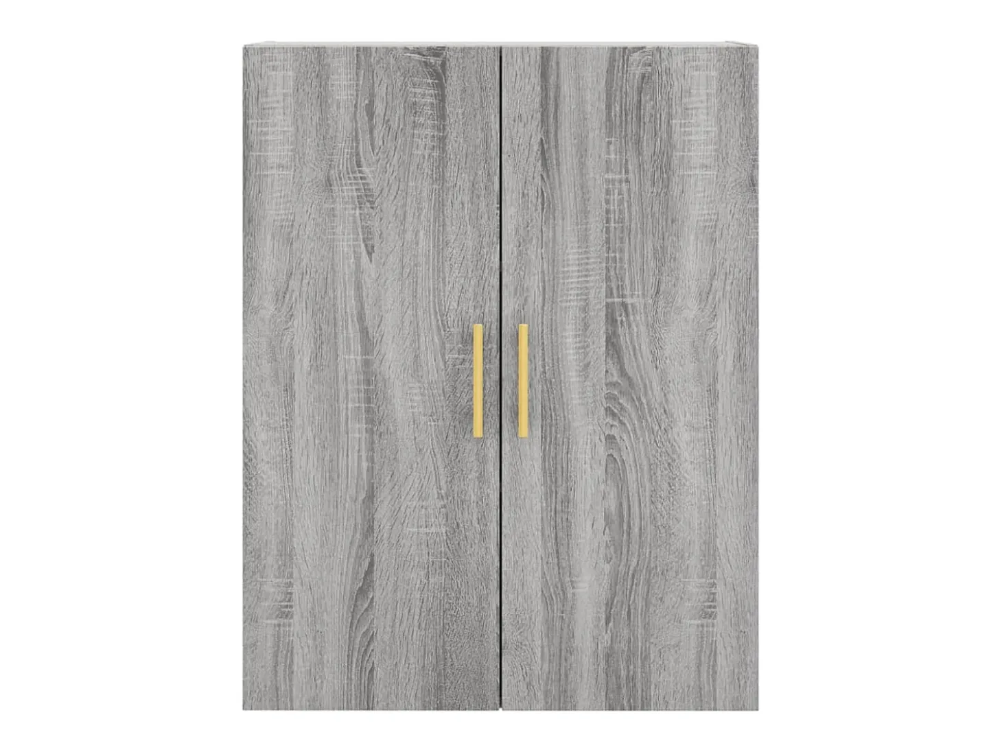 Aparador alto madera contrachapada gris sonoma 69,5x34x180 cm ES11332