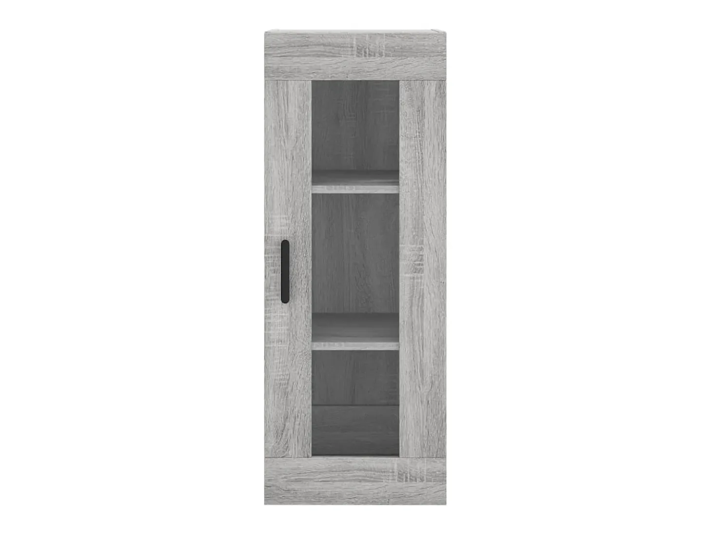 Aparador alto madera contrachapada gris Sonoma 34,5x34x180 cm