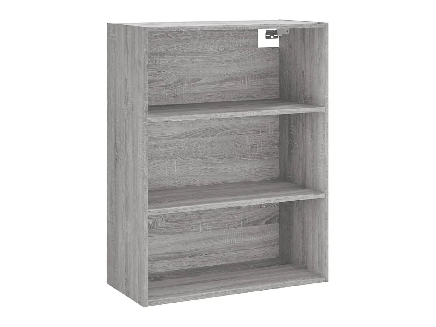 Aparador alto madera contrachapada gris sonoma 69,5x34x180 cm ES10587
