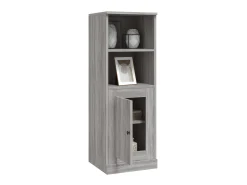 Aparador alto madera contrachapada gris Sonoma 36x35,5x103,5 cm ES58720