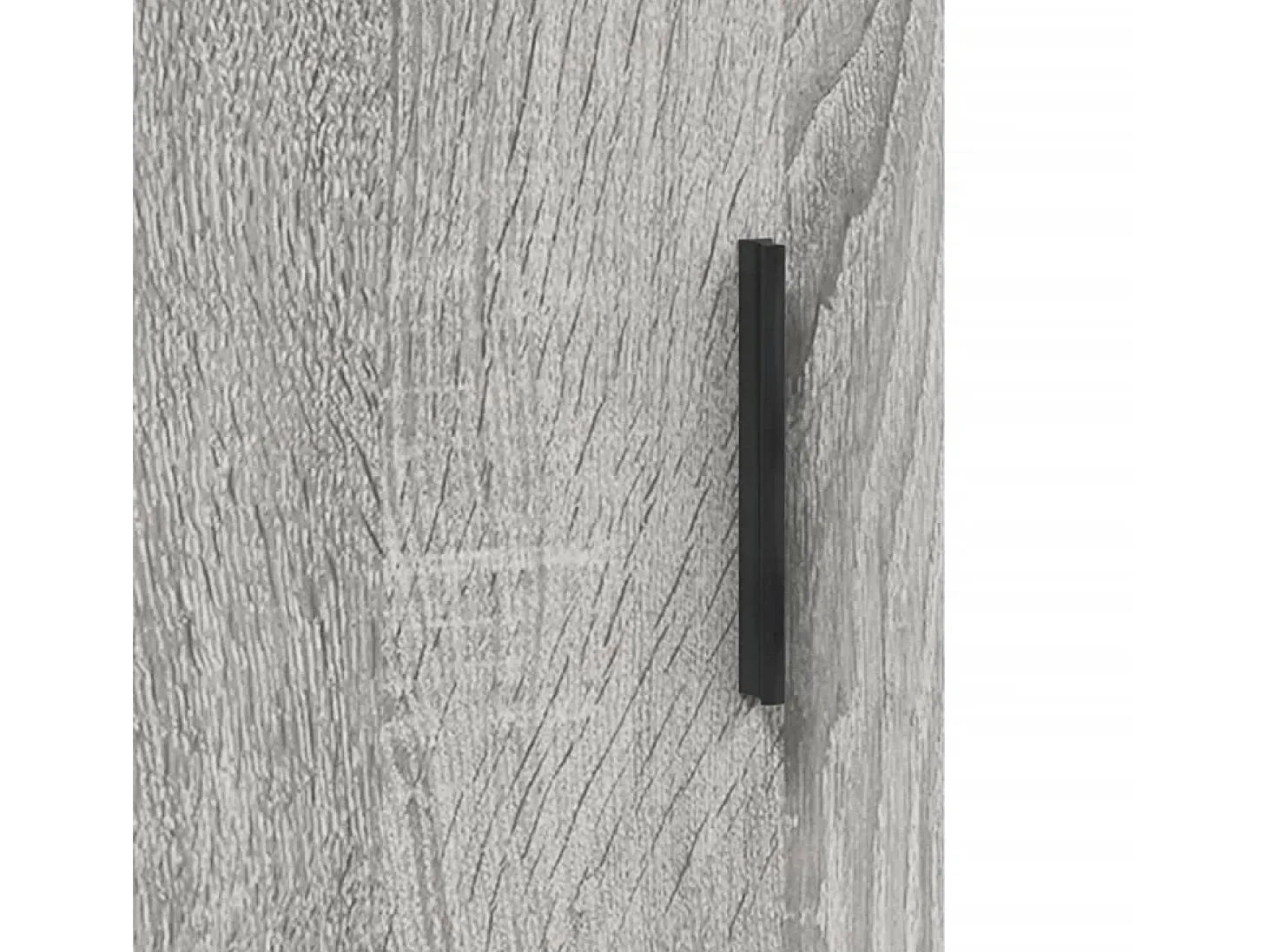 Aparador alto madera contrachapada gris Sonoma 34,5x34x180 cm